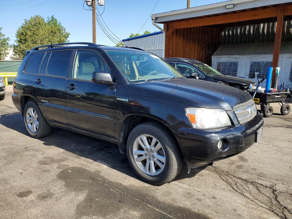 2007 Toyota Highlander hybrid VIN JTEEW21A570034707 COPART salvage auction — MINOR DENT/SCRATCHES, Co - Dis/Dlr/Exp Only Clean Title, sold $650 on 2026-07-21 (photo 4)