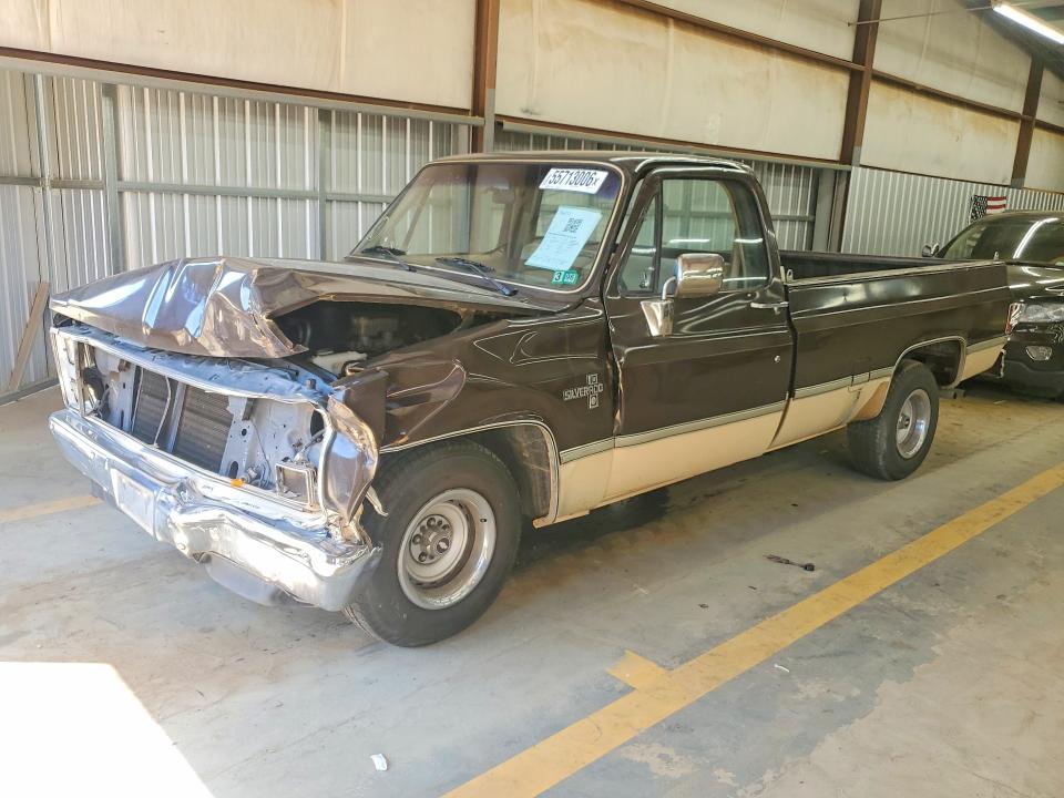 1986 Chevrolet S-10 pickup VIN 1GCDC14H5GF341755 COPART salvage auction — FRONT END, Nc - Salvage Certificate Of Title, sold $875 on 2026-07-08 (photo 1)