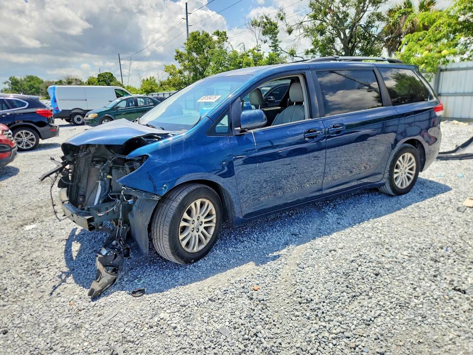 2011 Toyota Sienna VIN 5TDYK3DC9BS085181 COPART salvage auction — FRONT END, Fl - Certificate Of Destruction, sold $1,500 on 2026-07-06 (photo 1)