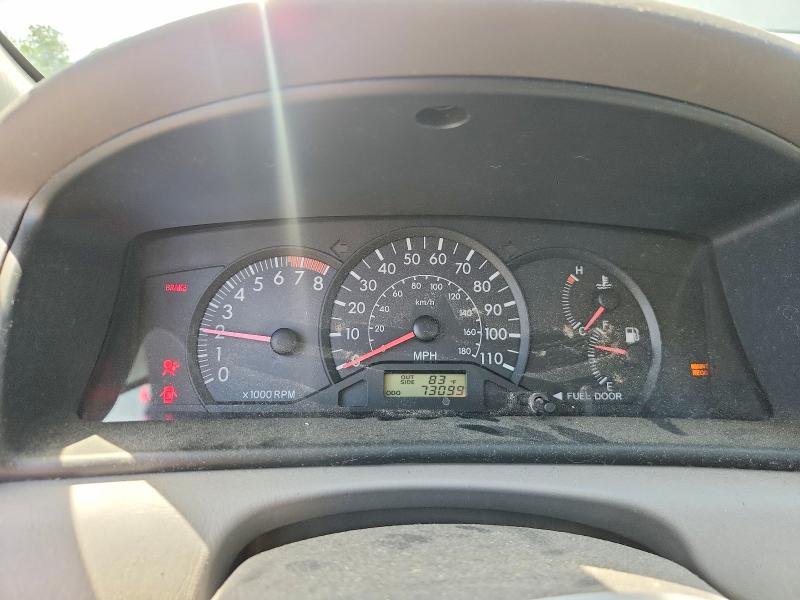 2006 Toyota Corolla VIN JTDBR32E660089056 COPART salvage auction — FRONT END, Il - Salvage Certificate, sold $375 on 2026-07-21 (photo 9)