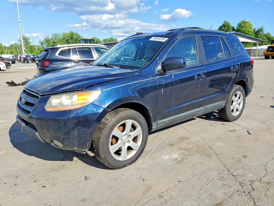 2008 Hyundai Santa fe VIN 5NMSH13E88H217242 — COPART salvage auction photo