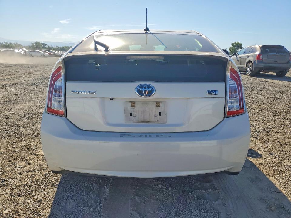 2013 Toyota Prius VIN JTDKN3DU8D5691506 COPART salvage auction — VANDALISM, CA - SALVAGE CERTIFICATE, sold $5,100 on 2026-07-24 (photo 6)