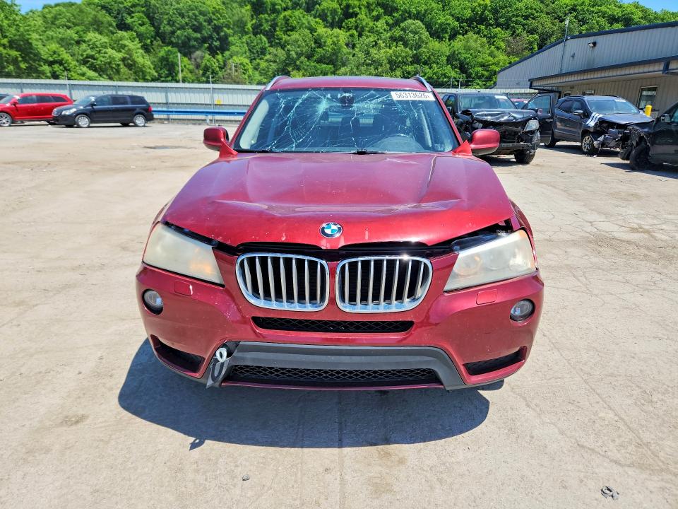 2011 BMW X3 VIN 5UXWX5C56BL706934 COPART salvage auction — FRONT END, Pa - Certificate Of Salvage, sold $1,100 on 2026-07-02 (photo 5)