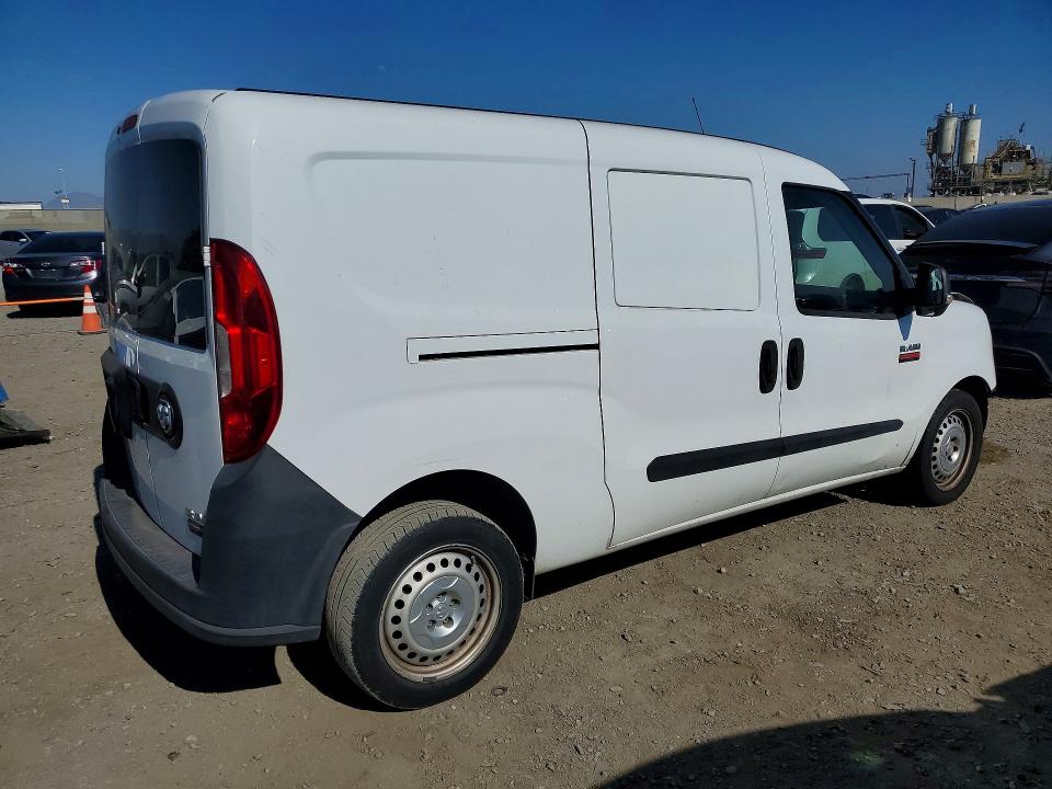 2016 Ram Promaster city VIN ZFBERFAT2G6B31919 COPART salvage auction — FRONT END, Ca - Salvage Certificate, sold $3,950 on 2026-07-08 (photo 3)