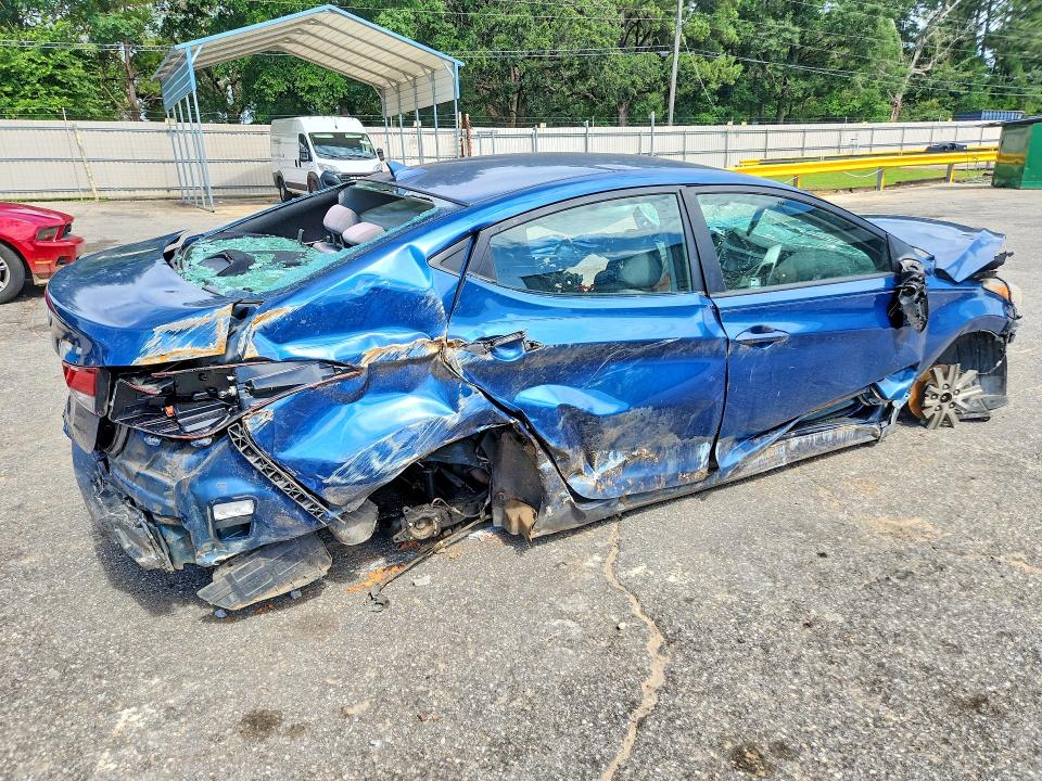 2014 Hyundai Elantra VIN KMHDH4AE2EU202362 COPART salvage auction — ALL OVER, Al - Cert Of Title-Salvage Title, sold $250 on 2026-07-20 (photo 3)