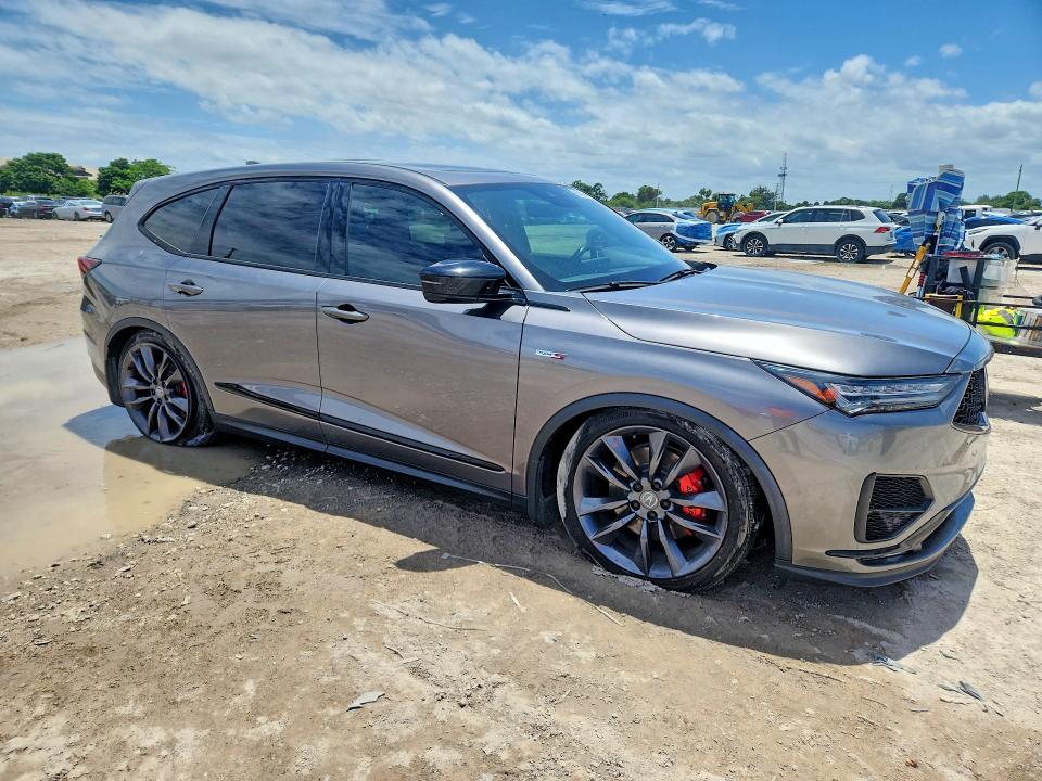 2023 Acura Mdx VIN 5J8YD8H97PL000371 COPART salvage auction — REAR END, Fl - Cert Of Title Slvg Rebuildable, sold $17,600 on 2026-07-09 (photo 4)