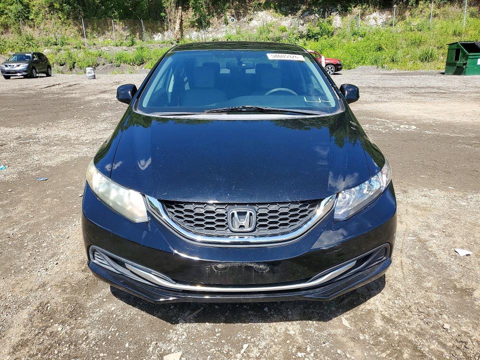 2013 Honda Civic VIN 19XFB2F5XDE211268 COPART salvage auction — REAR END, Ny - Mv-907A Salvage Certificate, sold $1,650 on 2026-07-02 (photo 5)