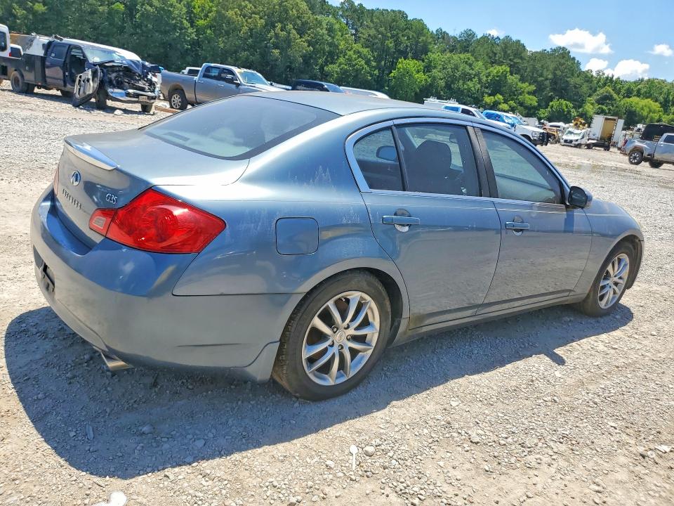 2007 Infiniti G35 VIN JNKBV61E27M705133 COPART salvage auction — NORMAL WEAR, Ms - Cert Of Title-Rebuilt, sold $450 on 2026-07-06 (photo 3)