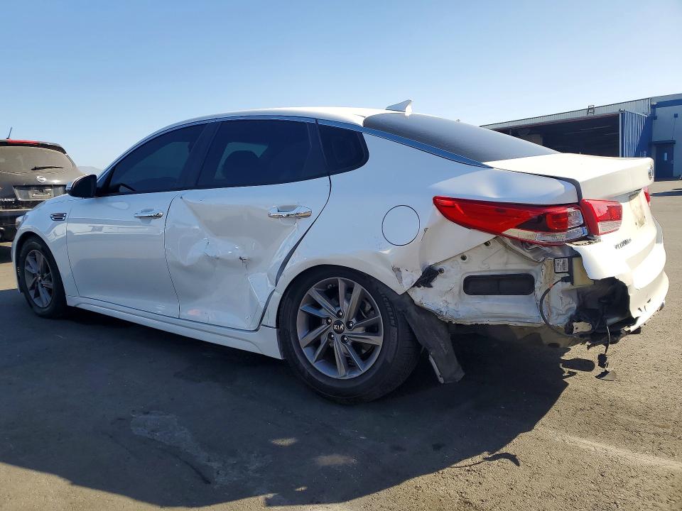 2020 Kia Optima VIN 5XXGT4L36LG409299 COPART salvage auction — REAR END, Ca - Salvage Certificate, sold $1,550 on 2026-07-27 (photo 2)