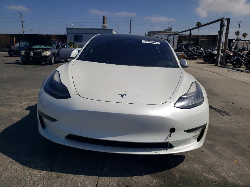 2021 Tesla Model 3 VIN 5YJ3E1EB5MF936864 COPART salvage auction — REAR END, Ca - Salvage Certificate, sold $7,100 on 2026-07-15 (photo 5)