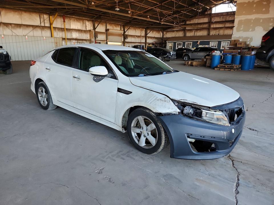 2015 Kia Optima VIN KNAGM4A72F5562948 COPART salvage auction — FRONT END, AZ - CERTIFICATE OF TITLE, sold $775 on 2026-07-13 (photo 4)