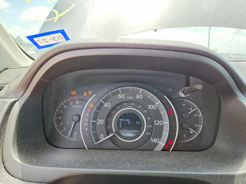 2016 Honda VIN 5J6RM3H93GL016485 COPART salvage auction — REAR END, Tx - Salvage Vehicle Title, sold $4,800 on 2026-07-02 (photo 9)