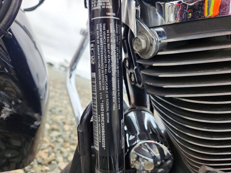 2017 Harley-davidson Fl VIN 1HD1KRC33HB659228 COPART salvage auction — SIDE, Ca - Salvage Certificate, sold $4,750 on 2026-07-23 (photo 9)