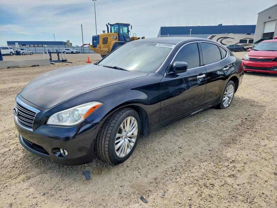 2012 Infiniti M VIN JN1AY1AR0CM580138 COPART salvage auction — FRONT END, Ab - Bos - Active, sold $1,250 on 2026-07-09 (photo 1)
