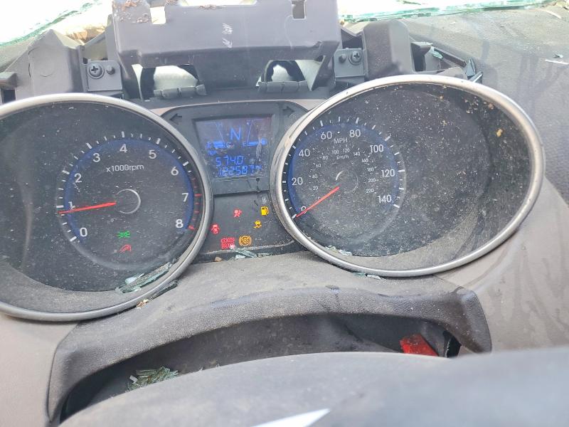 2012 Hyundai VIN KM8JU3AC0CU374975 COPART salvage auction — FRONT END, Nm - Cert Of Title-Salvage, sold $525 on 2026-07-31 (photo 9)
