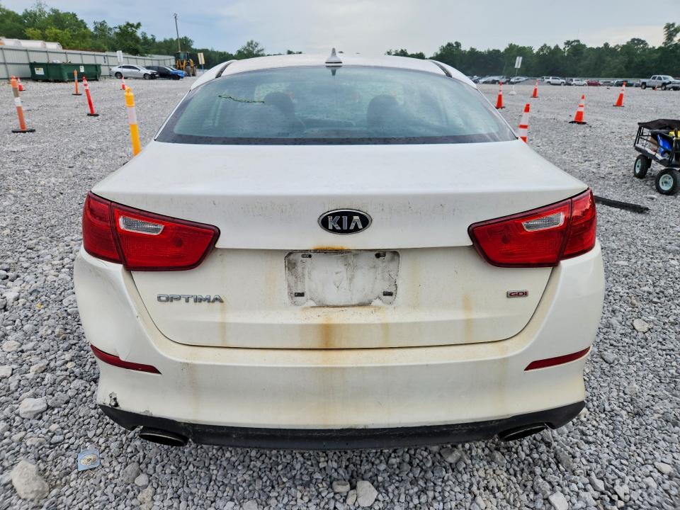 2015 Kia Optima VIN KNAGM4A75F5593529 COPART salvage auction — REAR END, OH - CERTIFICATE OF TITLE, sold $400 on 2026-07-24 (photo 6)