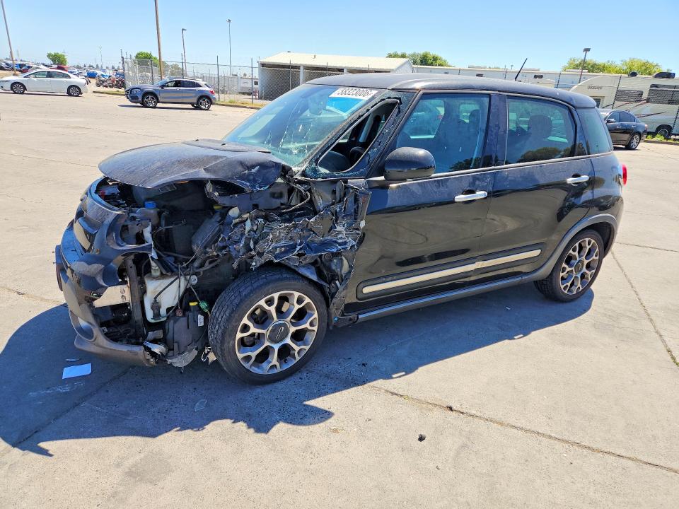 2014 Fiat 500 VIN ZFBCFADH4EZ017987 COPART salvage auction — FRONT END, CA - SALVAGE CERTIFICATE, sold $10 on 2026-07-27 (photo 1)