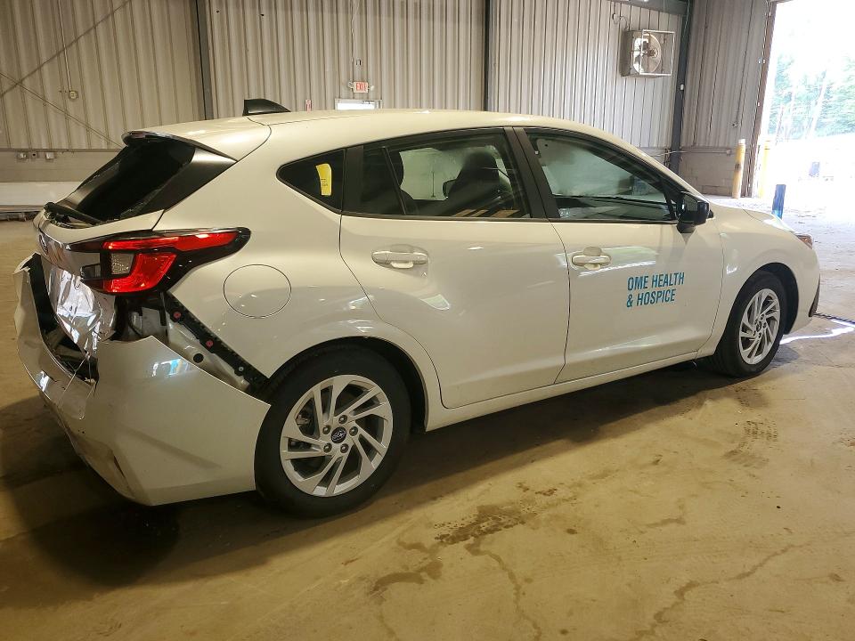 2025 Subaru Impreza VIN JF1GUABCXS8300980 COPART salvage auction — REAR END, Pa - Certificate Of Salvage, sold $1,350 on 2026-07-29 (photo 3)