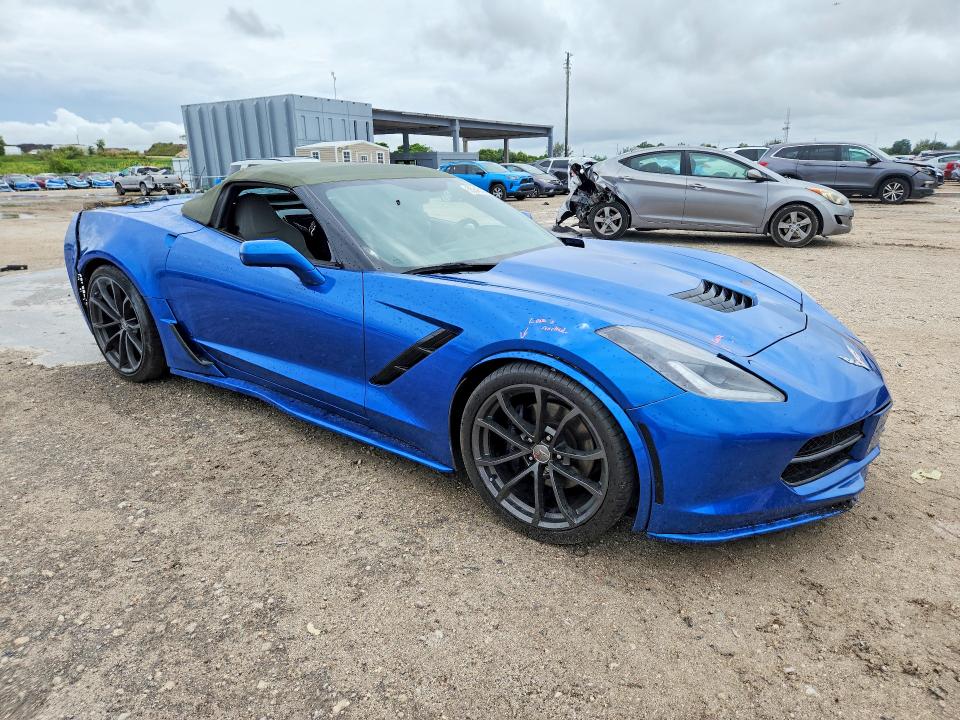2016 Chevrolet Corvette stingray VIN 1G1YB3D79G5122707 COPART salvage auction — BURN, FL - CERT OF TITLE SLVG REBUILDABLE, sold $13,100 on 2026-07-16 (photo 4)