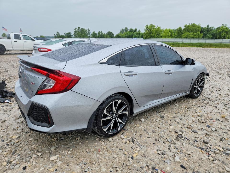 2018 Honda Civic VIN 2HGFC1E51JH709174 COPART salvage auction — FRONT END, Mi - Certificate Of Title, sold $5,400 on 2026-07-02 (photo 3)