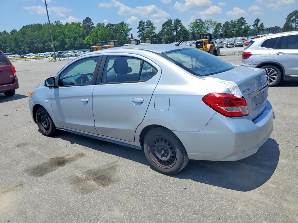 2019 Mitsubishi Mirage VIN ML32F3FJ3KHF12838 COPART salvage auction — REAR END, Ny - Mv-907A Salvage Certificate, sold $950 on 2026-07-23 (photo 2)