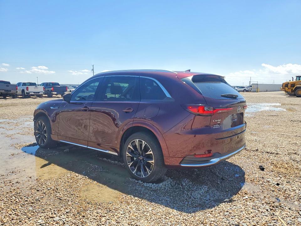 2025 Mazda Cx-90 VIN JM3KKDHC9S1195836 COPART salvage auction — FRONT END, Tx - Salvage Vehicle Title, sold $15,500 on 2026-07-14 (photo 2)