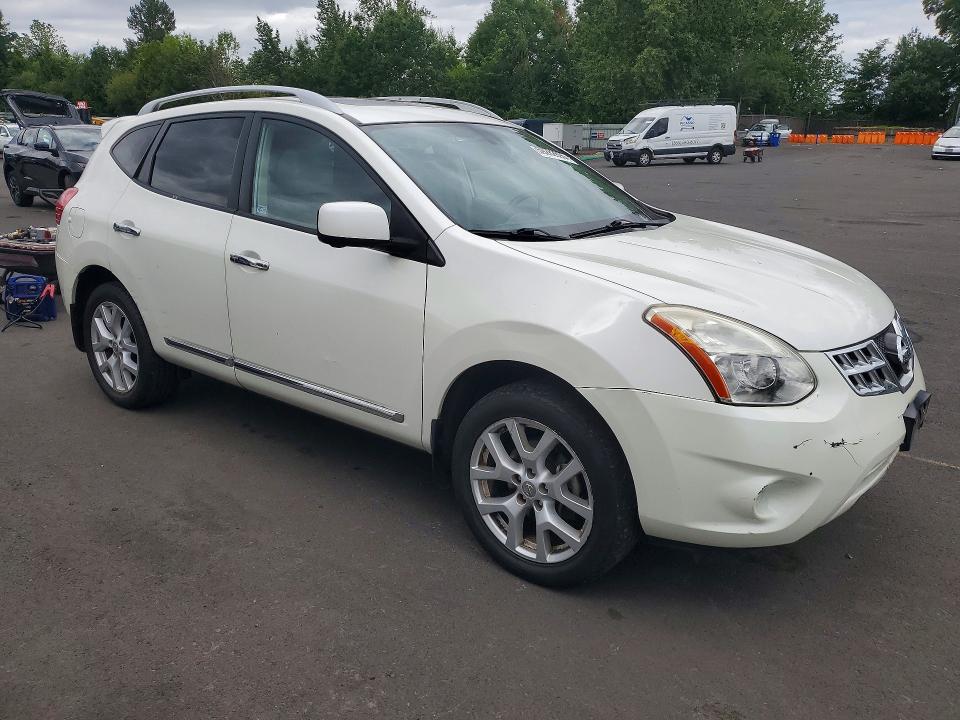 2012 Nissan Rogue VIN JN8AS5MV7CW397245 COPART salvage auction — FRONT END, Or - Certificate Of Title, sold $675 on 2026-07-09 (photo 4)