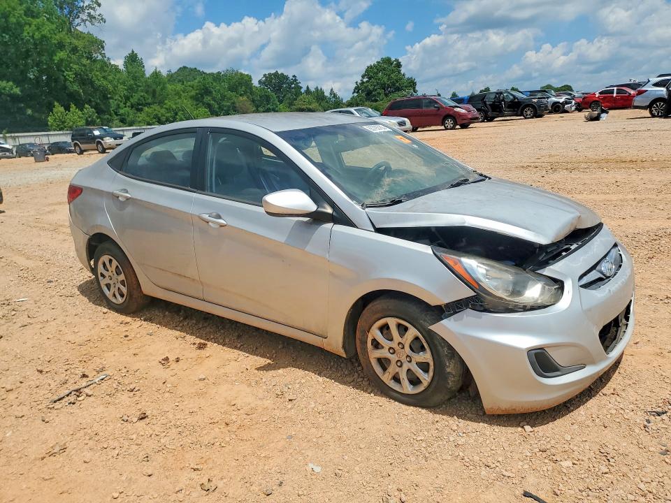 2014 Hyundai Accent VIN KMHCT4AE4EU665680 COPART salvage auction — FRONT END, Nc - Dealer Only Salvage Title, sold $300 on 2026-07-20 (photo 4)