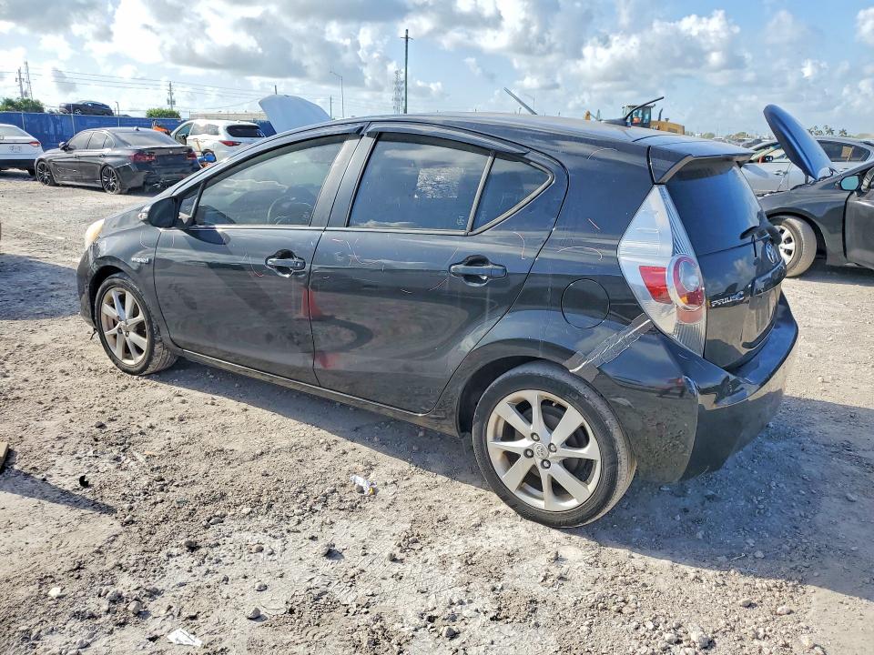 2012 Toyota Prius VIN JTDKDTB37C1030049 COPART salvage auction — FRONT END, Fl - Cert Of Title Slvg Rebuildable, sold $1,550 on 2026-07-15 (photo 2)
