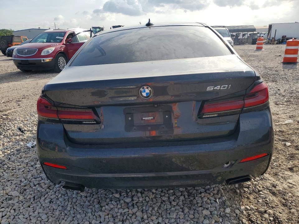 2022 BMW 5er VIN WBA53BJ00NCJ34369 COPART salvage auction — FRONT END, Tx - Certificate Of Title, sold $12,700 on 2026-07-16 (photo 6)