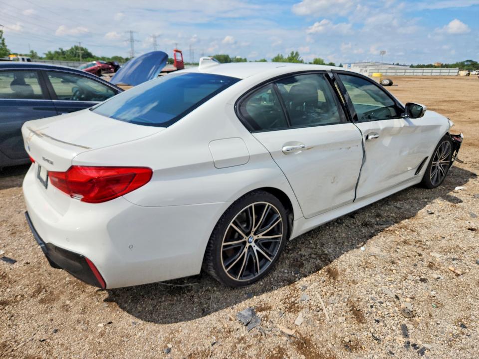 2018 BMW 5er VIN WBAJE5C58JWA95075 COPART salvage auction — FRONT END, Il - Salvage Certificate, sold $1,750 on 2026-07-28 (photo 3)