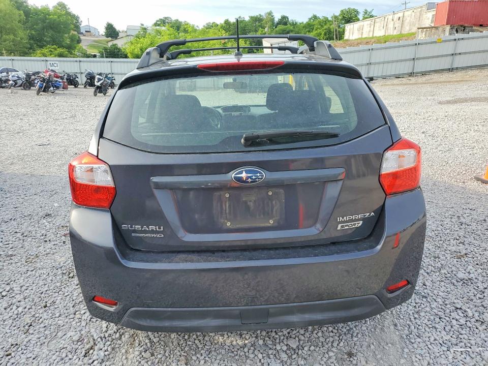 2012 Subaru Impreza VIN JF1GPAL65CG214399 COPART salvage auction — SIDE, OH - CERT OF TITLE-SALVAGE, sold $300 on 2026-07-24 (photo 6)