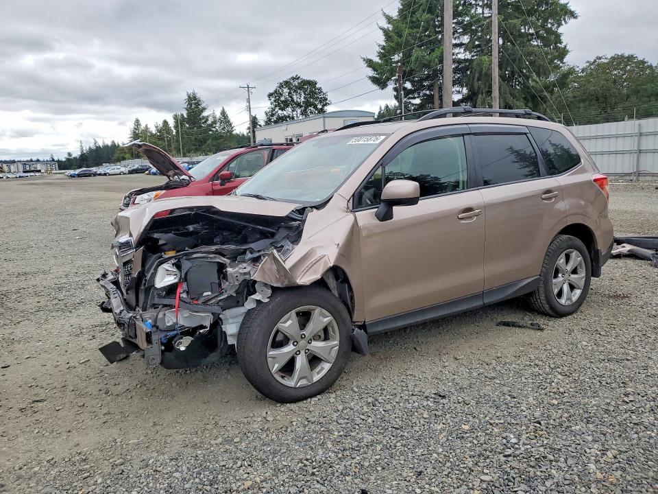 2016 Subaru Forester VIN JF2SJADC2GH511626 COPART salvage auction — FRONT END, Wa - Bill Of Sale, sold $1,550 on 2026-07-14 (photo 1)
