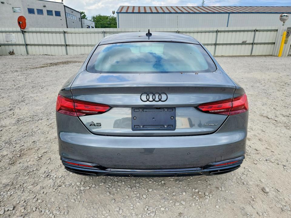 2022 Audi A5 VIN WAUEACF58NA020017 COPART salvage auction — SIDE, OH - CERT OF TITLE-SALVAGE, sold $14,200 on 2026-07-02 (photo 6)