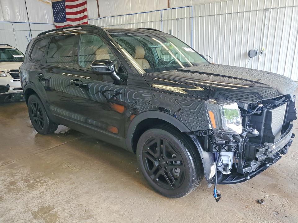 2025 Kia Telluride VIN 5XYP5DGCXSG708423 COPART salvage auction — REAR END, Pa - Certificate Of Salvage, sold $800 on 2026-07-22 (photo 4)