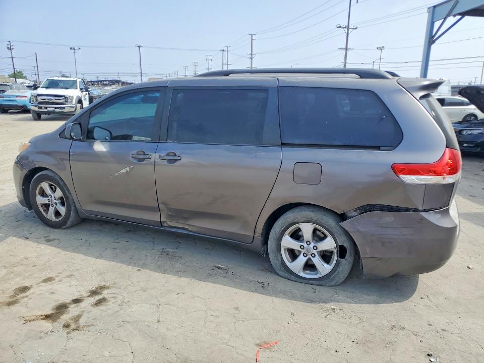 2011 Toyota Sienna VIN 5TDKK3DC8BS046488 COPART salvage auction — SIDE, Ca - Salvage Certificate, sold $925 on 2026-07-23 (photo 2)