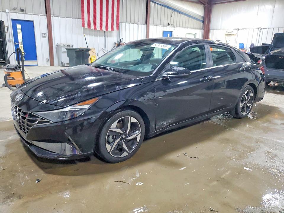 2021 Hyundai Elantra VIN 5NPLP4AGXMH020440 COPART salvage auction — REAR END, PA - CERTIFICATE OF SALVAGE, sold $1,250 on 2026-07-29 (photo 1)
