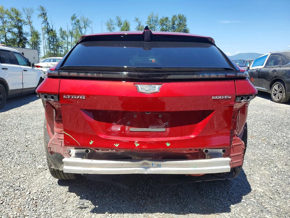 2024 Cadillac VIN 1GYKPVRLXRZ114511 COPART salvage auction — REAR END, Wa - Bill Of Sale, sold $20,200 on 2026-07-20 (photo 6)