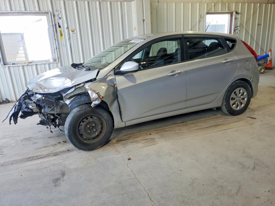 2015 Hyundai Accent VIN KMHCT5AE4FU219018 COPART salvage auction — FRONT END, Ky - Certificate Of Title, sold $200 on 2026-07-09 (photo 1)