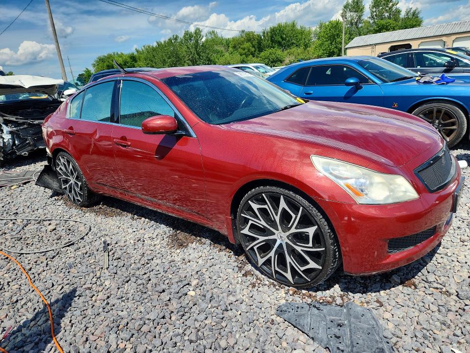 2008 Infiniti G35 VIN JNKBV61F18M264816 COPART salvage auction — ROOF, IL - JUNKING CERT OF A VEHICLE, sold $175 on 2026-07-27 (photo 4)