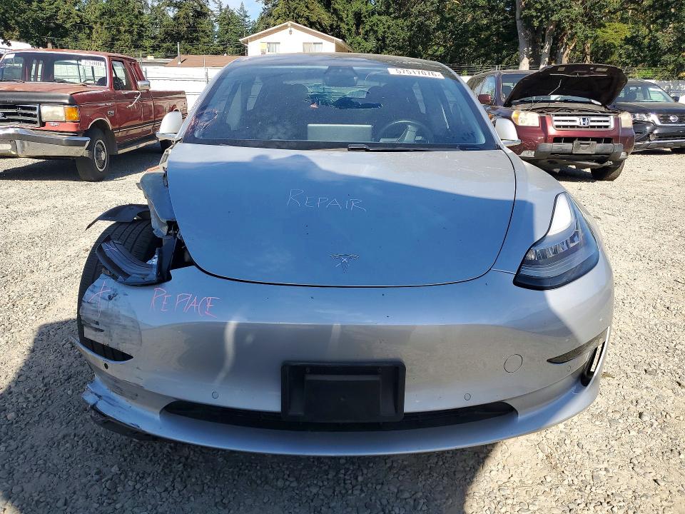 2018 Tesla VIN 5YJ3E1EA7JF041587 COPART salvage auction — FRONT END, WA - BILL OF SALE, sold $175 on 2026-07-21 (photo 5)