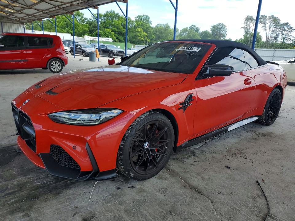 2023 BMW M4 VIN WBS33BA00PCM43846 COPART salvage auction — FRONT END, Ga - Cert Of Title-Salvage, sold $26,250 on 2026-07-30 (photo 1)