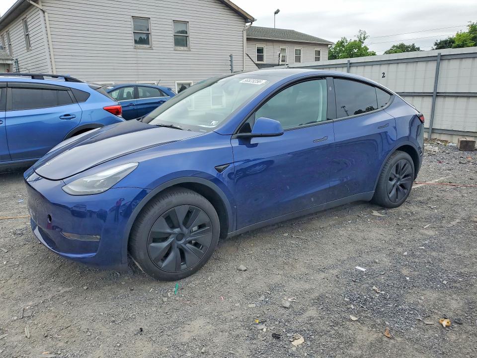 2025 Tesla Model y VIN 7SAYGDEE9SA349981 COPART salvage auction — REAR END, Pa - Certificate Of Salvage, sold $14,000 on 2026-07-20 (photo 1)