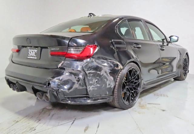 2021 BMW M3 VIN WBS33AY01MFK86175 COPART salvage auction — ALL OVER, Tx - Dis/Dlr/Exp Only Clean Title (P), sold $27,250 on 2026-07-27 (photo 3)