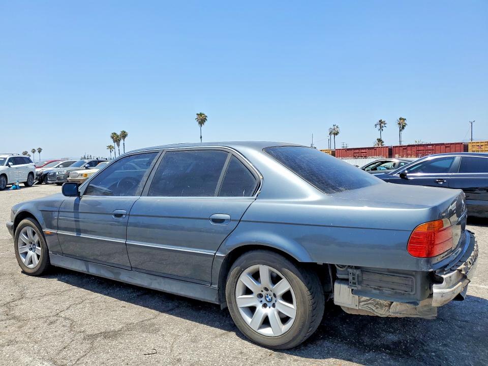 2000 BMW 7 series VIN WBAGH8349YDP13176 COPART salvage auction — MECHANICAL, In - Dis/Dlr/Exp Only Clean Title, sold $850 on 2026-07-21 (photo 2)