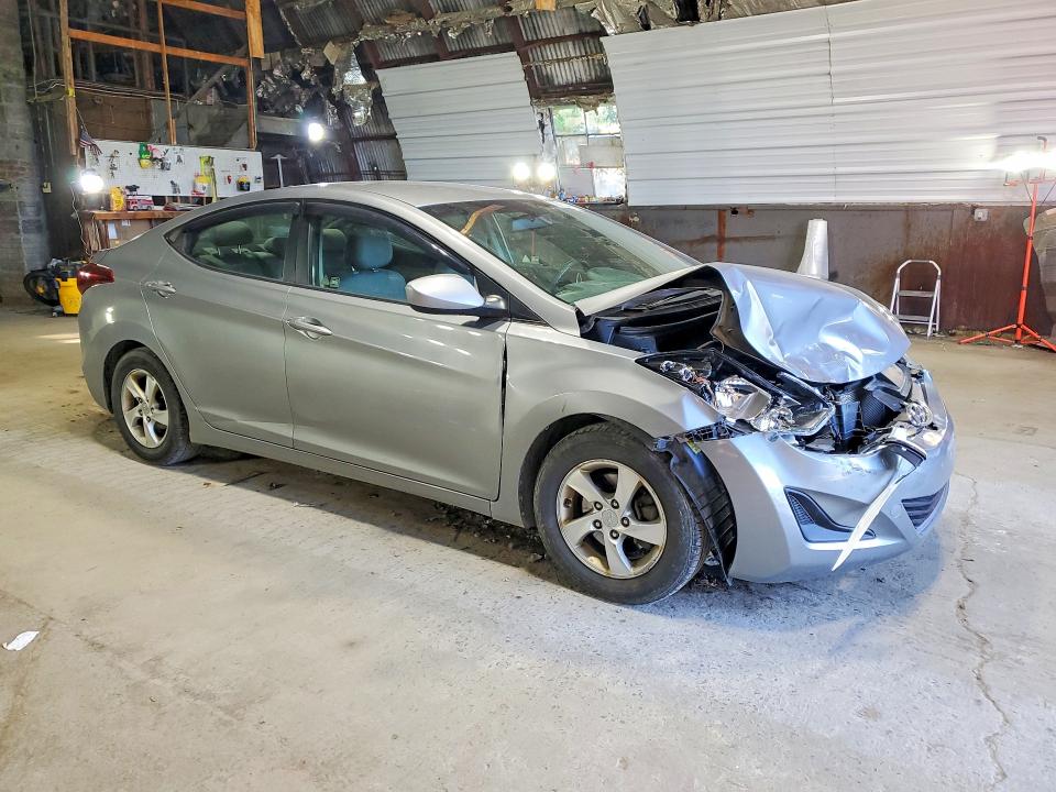 2015 Hyundai Elantra VIN KMHDH4AEXFU248975 COPART salvage auction — FRONT END, Ny - Mv-907A Salvage Certificate, sold $975 on 2026-07-15 (photo 4)