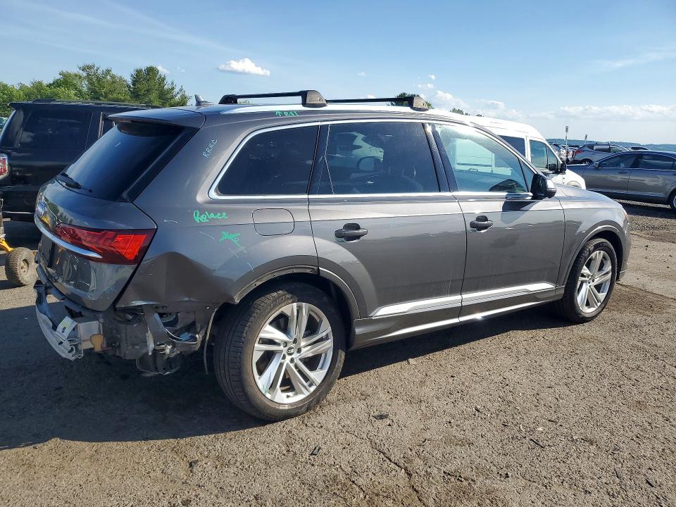 2021 Audi Q7 VIN WA1LJAF72MD021655 COPART salvage auction — REAR END, PA - CERTIFICATE OF SALVAGE, sold $15,400 on 2026-07-02 (photo 3)
