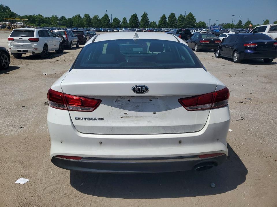 2018 Kia Optima VIN 5XXGT4L3XJG233810 COPART salvage auction — VANDALISM, Mo - Salvage Certificate Of Title, sold $175 on 2026-07-28 (photo 6)