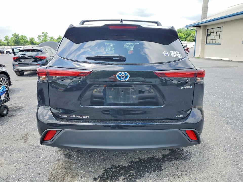 2024 Toyota Highlander VIN 5TDKBRCH6RS609919 COPART salvage auction — SIDE, Pa - Certificate Of Salvage, sold $21,600 on 2026-07-14 (photo 6)