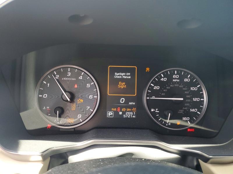 2025 Subaru Outback VIN 4S4BTANC8S3309527 COPART salvage auction — FRONT END, Tx - Salvage Vehicle Title, sold $10,900 on 2026-07-02 (photo 9)